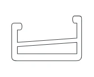 Bodenprofil schräg (Kleben)