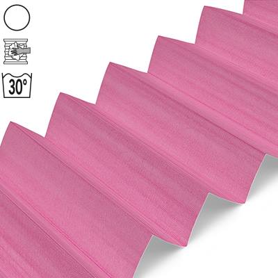 Dachfensterplissee Rosa | transparent