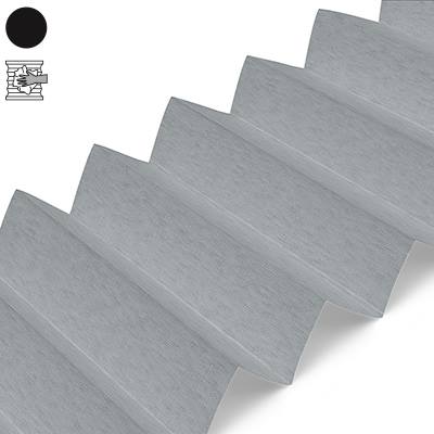 Dachfensterplissee Grau | verdunkelnd perlmutt
