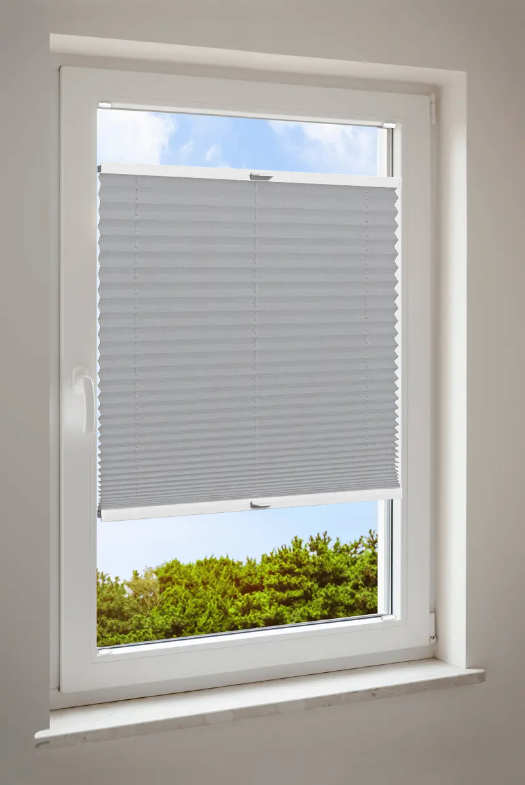 Plissee Cosiflor® VS2 graue Stoffe