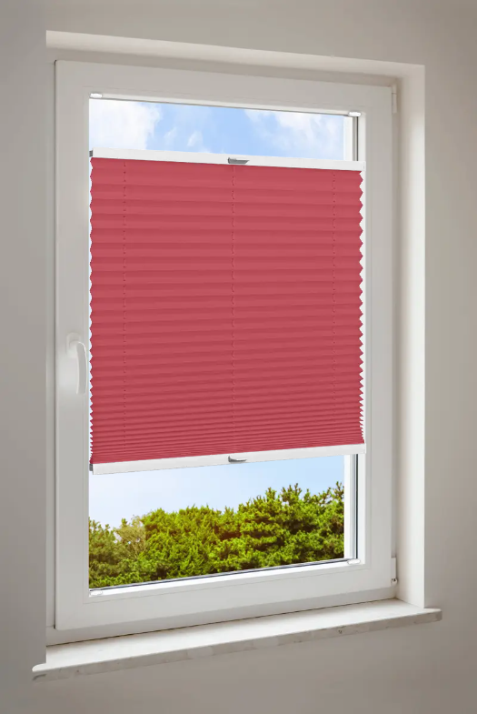 Plissee Cosiflor® VS2 rote Stoffe