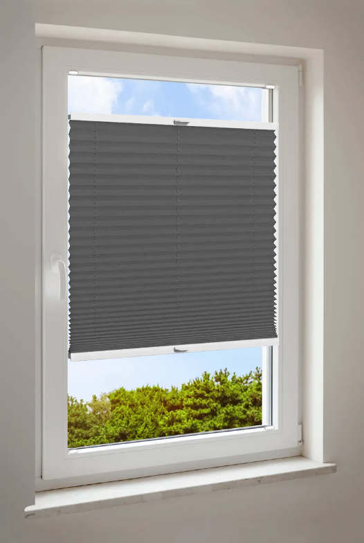Plissee Cosiflor® VS2 schwarze Stoffe