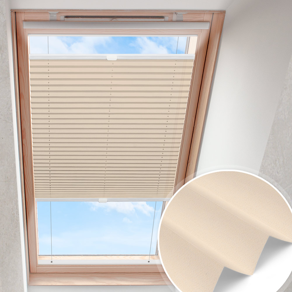 Dachfensterplissee Beige | permutt