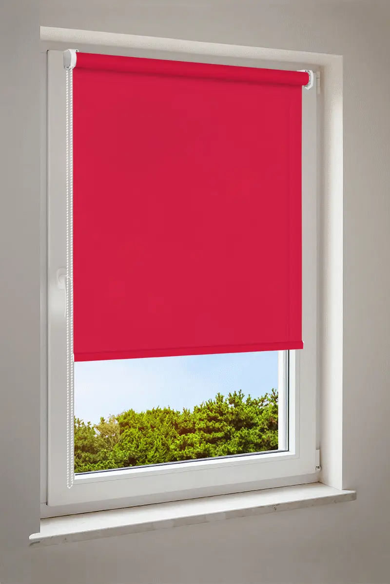 Rollo Rot | halbtransparent
