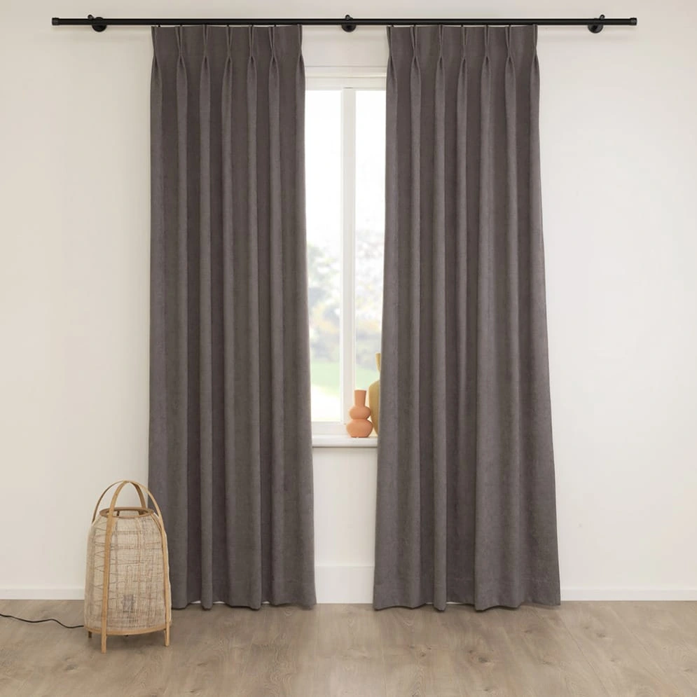 Vorhang Charming Dunkeltaupe 23