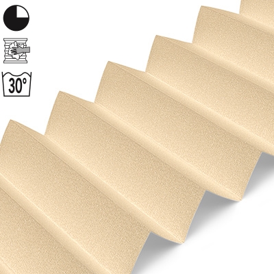 Dachfensterplissee Dunkelbeige | perlmutt