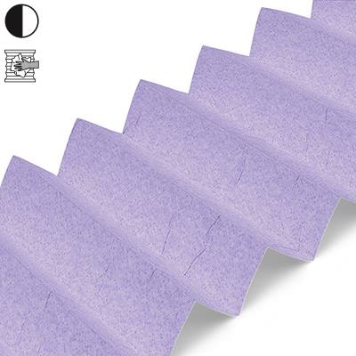 Dachfensterplissee Hellviolett | crushoptik