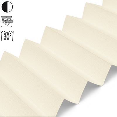 Dachfensterplissee Alabastercreme | blickdicht