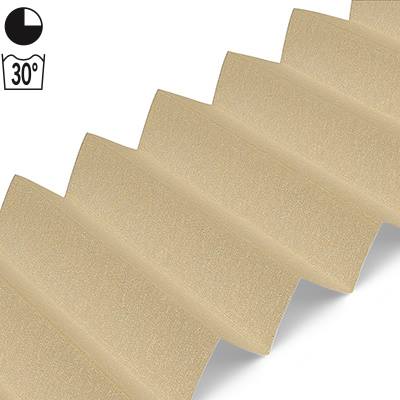 Dachfensterplissee Goldfarbend | blickdicht